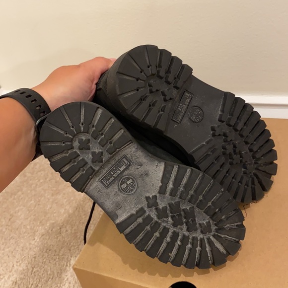 Timberland premium black boots toddler size 10 - Picture 4 of 5